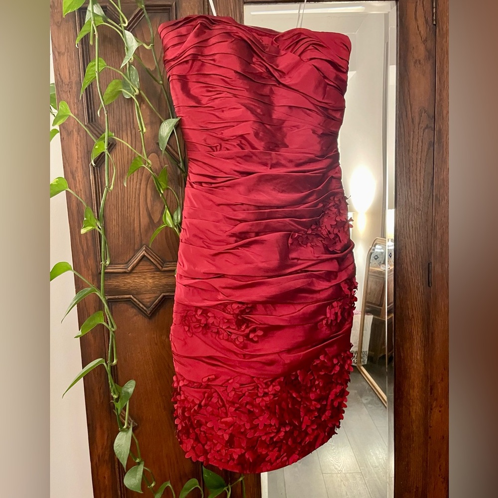 JS Collection, Red dress, size 4P, never worn